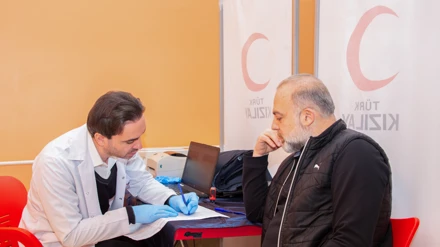 Selçuk Üniversitesi Güzel Sanatlar Fakültesi öğrencilerinden kan bağışı